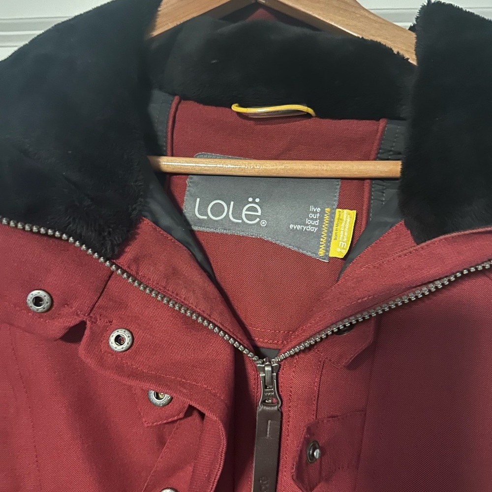 Lle Size Medium Red Winter Down Jacket - image 2